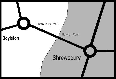 map of Boylston/Shrewsbury