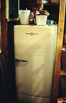 The original GE refrigerator
