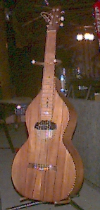 David Lindley's Weissenborn steel guitar
