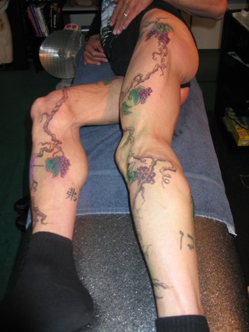 May 2, 2005 - Today was a significant day in the tattoo project.