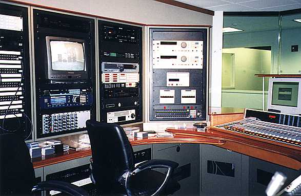 Control Room at Sirius Radio