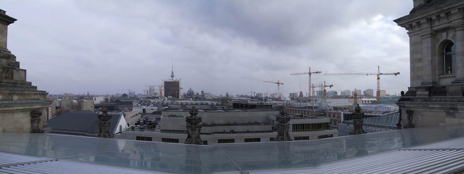 Skyline East From the roof of the Reichstag