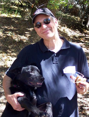 ode, with kathbran's dog, Stella.